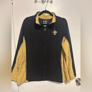 Women's Black and Gold Fleece Hoodie